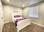 4th of July Room on lower level with queen bed